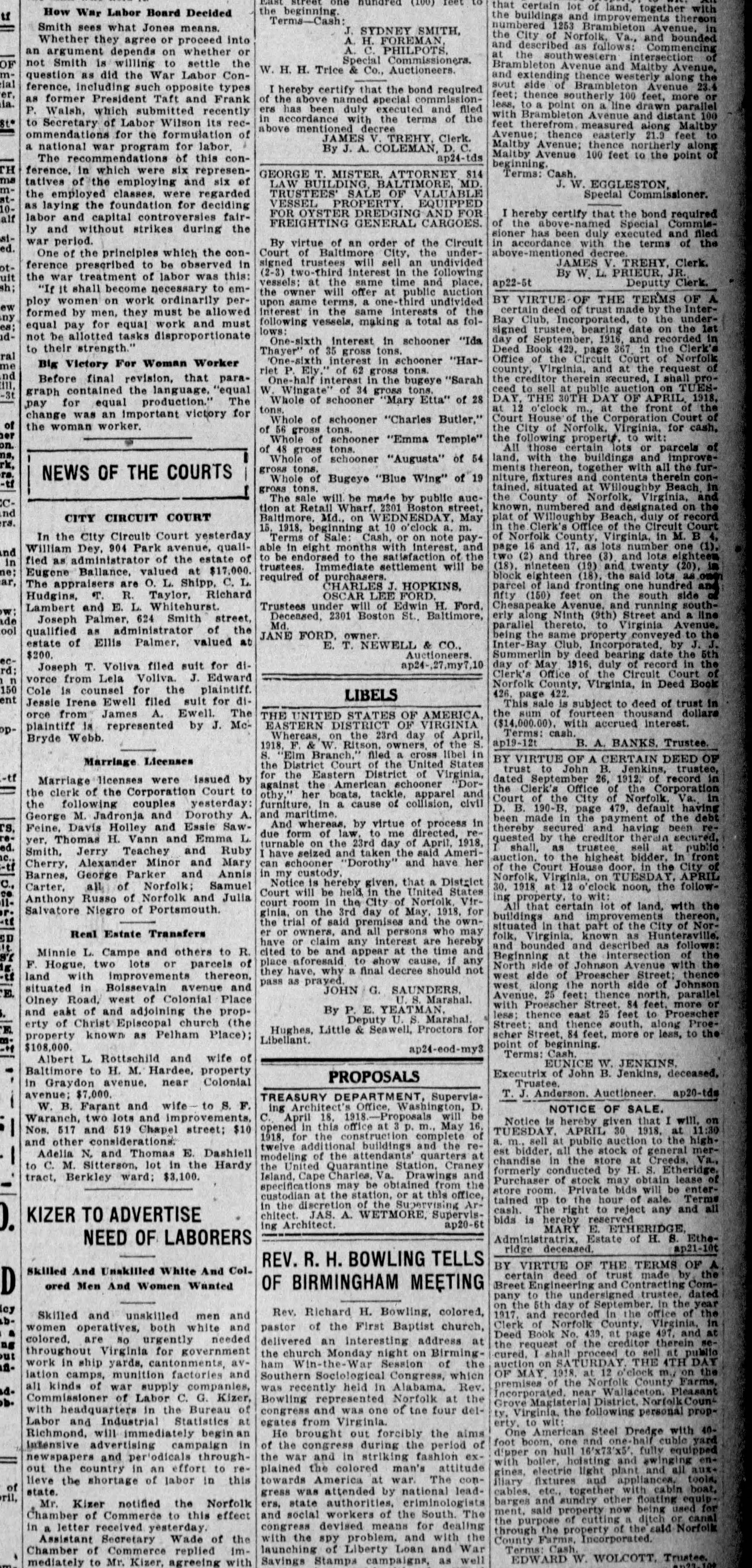 Blue Wing newspaper article
